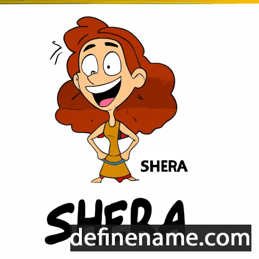 cartoon of the name Sheera