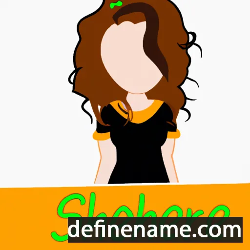 cartoon of the name Sheeri