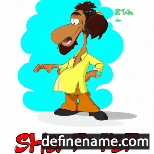 cartoon of the name Shefik