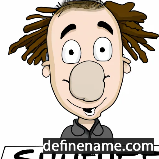 cartoon of the name Shefquet