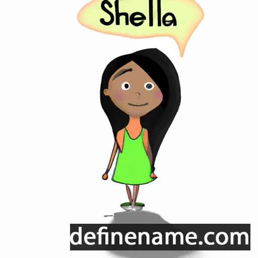 Shehla cartoon