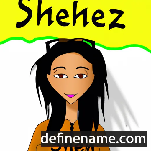 Shehnaz cartoon