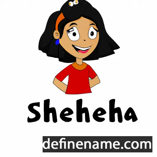 Shehnaza cartoon