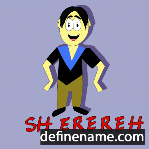 cartoon of the name Shehryaar