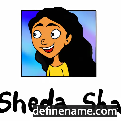 Sheida cartoon