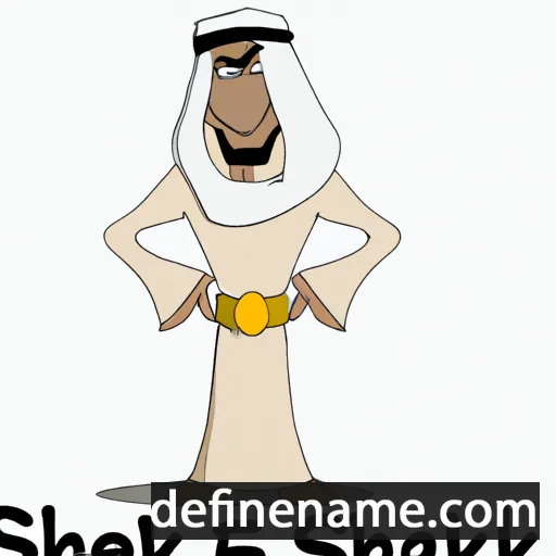 Sheik cartoon