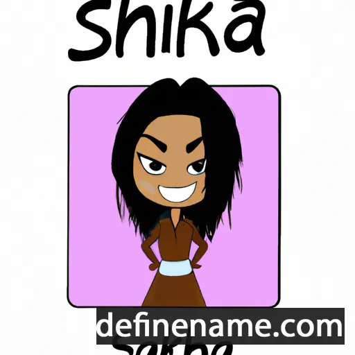 cartoon of the name Sheika