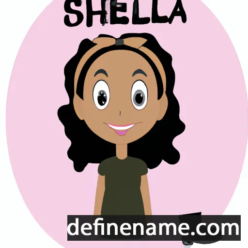 cartoon of the name Sheilla