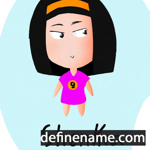 cartoon of the name Shekhina