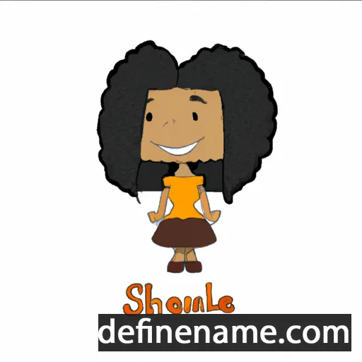 cartoon of the name Shelane