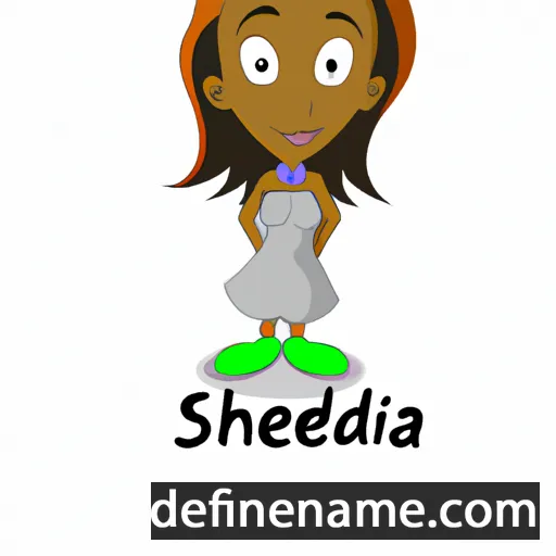 cartoon of the name Shelda