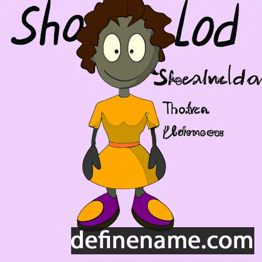 cartoon of the name Sheldonia