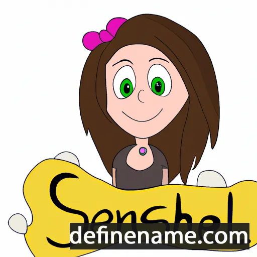 cartoon of the name Shellene