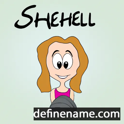 cartoon of the name Shelli