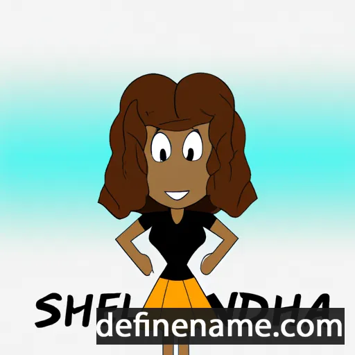 cartoon of the name Shelonda