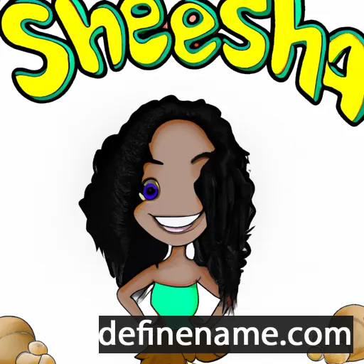 cartoon of the name Shelsea