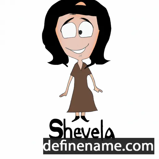 cartoon of the name Shelva