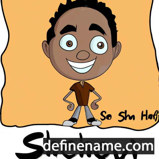 Shelvin cartoon