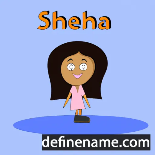 cartoon of the name Shemia