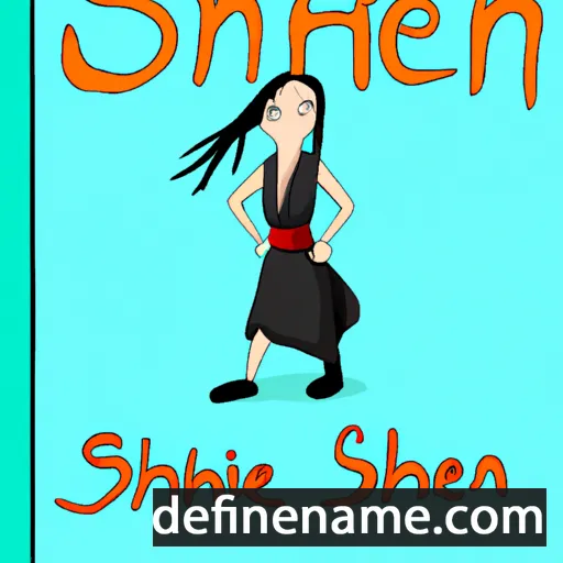 cartoon of the name Shen'ai