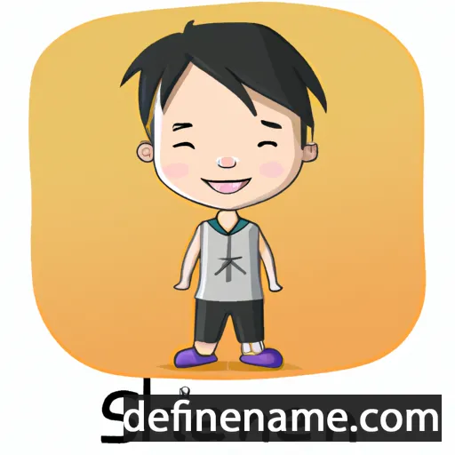 cartoon of the name Shenjian