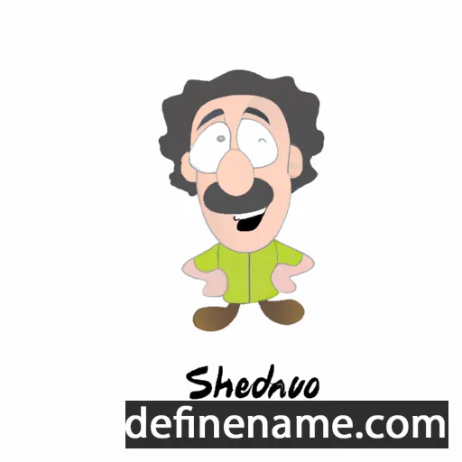 cartoon of the name Shenouda