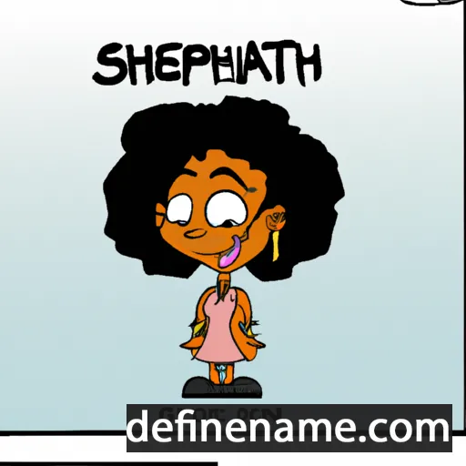 cartoon of the name Shephatiah