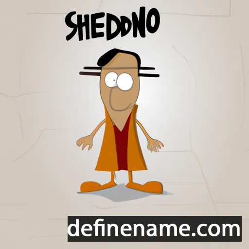 cartoon of the name Sherdono