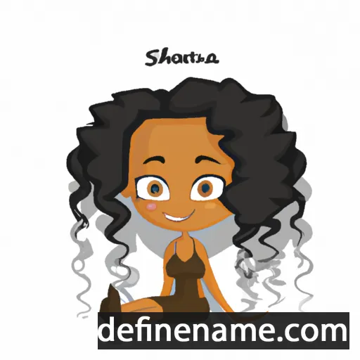 cartoon of the name Sheresa