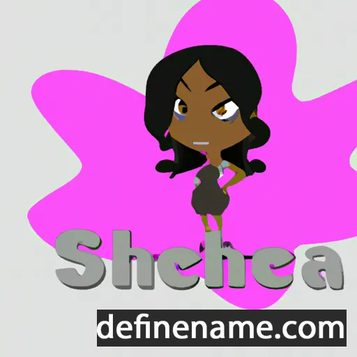 cartoon of the name Shericka