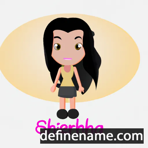 cartoon of the name Sherina