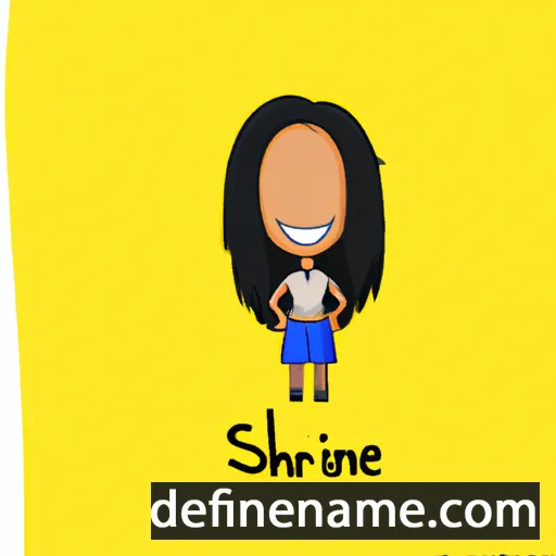 cartoon of the name Sherine