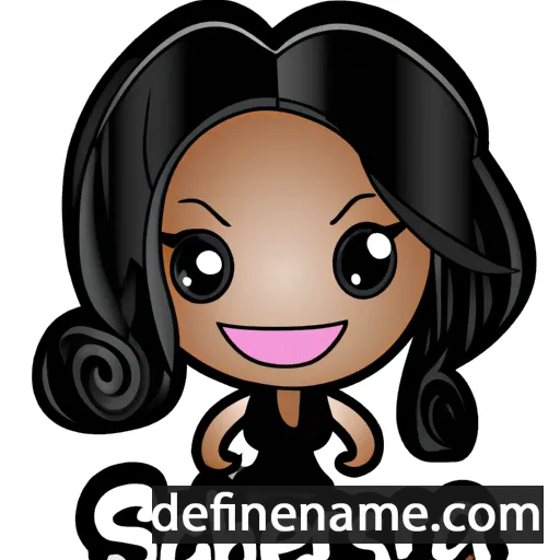 cartoon of the name Sherissa