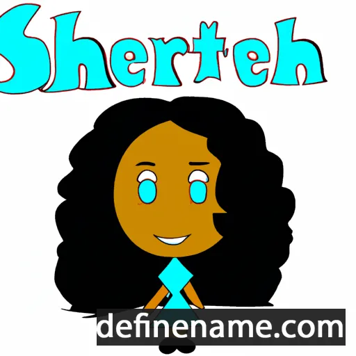 cartoon of the name Sherita