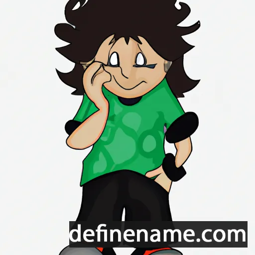 cartoon of the name Sherlin