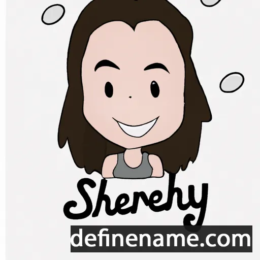 cartoon of the name Sherly