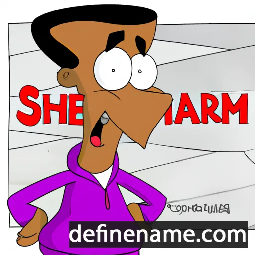 cartoon of the name Shermard