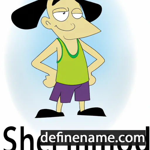 cartoon of the name Shermurod