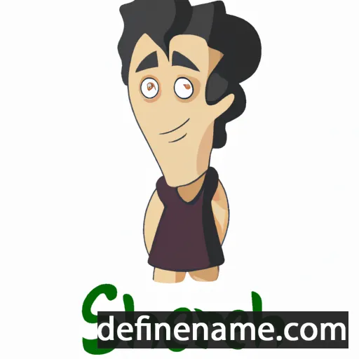 cartoon of the name Shernur