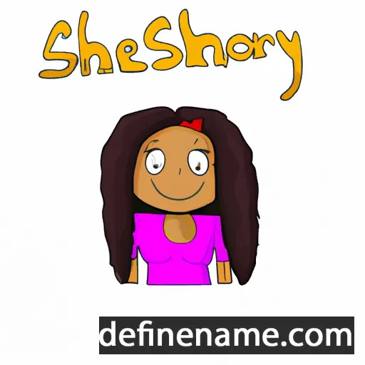 cartoon of the name Sherolyn