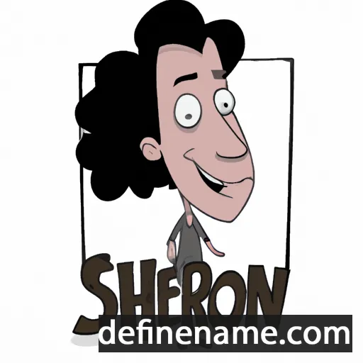 cartoon of the name Sherron