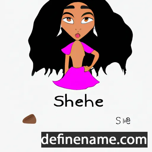 cartoon of the name Sheshai