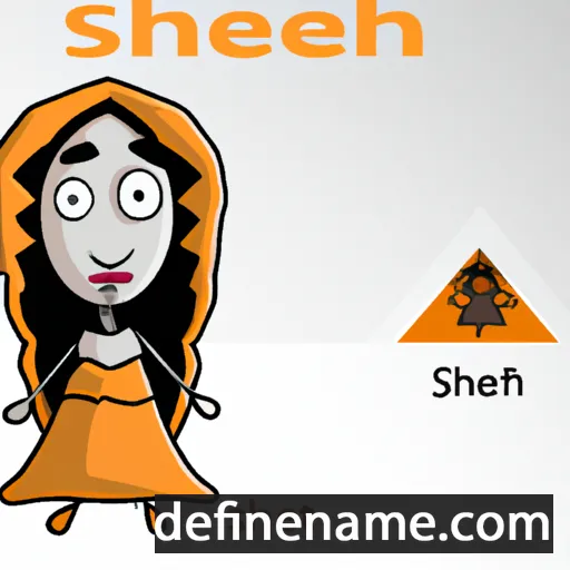 cartoon of the name Sheshet