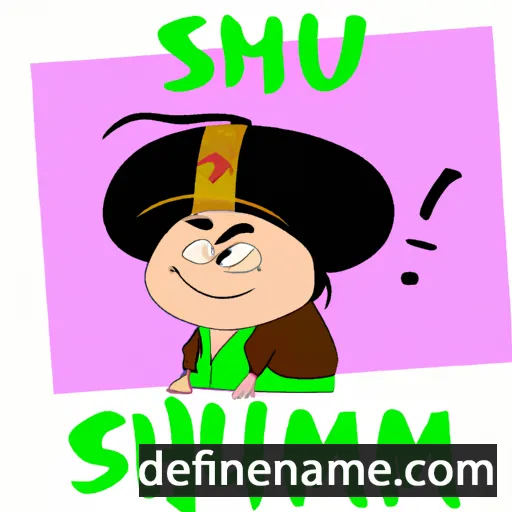 cartoon of the name Sheumais