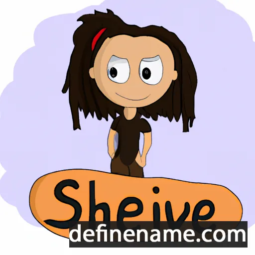 cartoon of the name Shevie