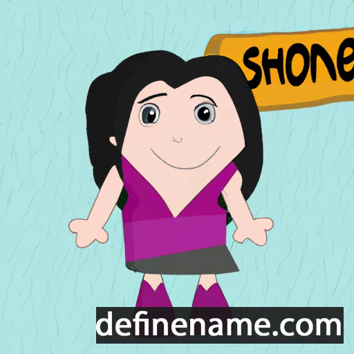 cartoon of the name Shevone