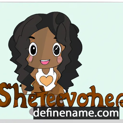 cartoon of the name Shevontea