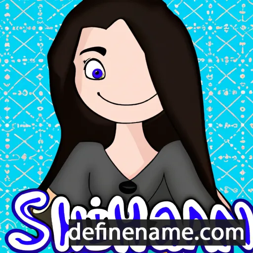 cartoon of the name Shian