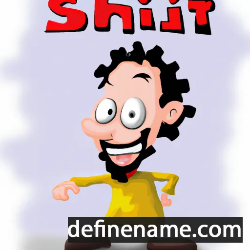 cartoon of the name Shiddat