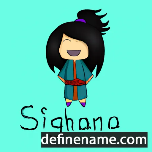 cartoon of the name Shigana